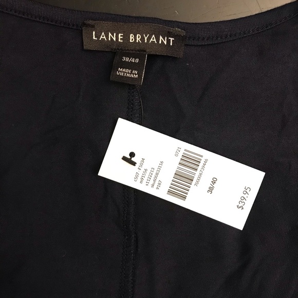Lane Bryant NWT navy blue tunic size 38/40 - Picture 4 of 4